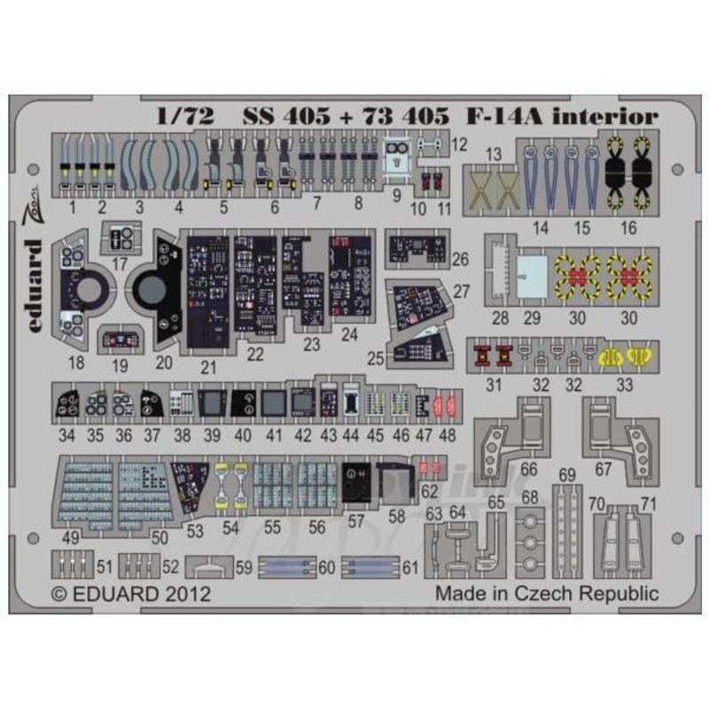 1/72 F-14A Interior S.A. (Hobby Boss)