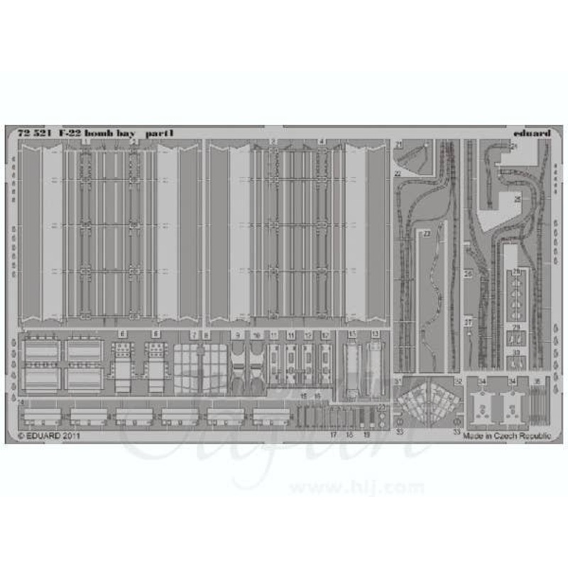 1/72 F-22 Bomb Bay (for Academy)