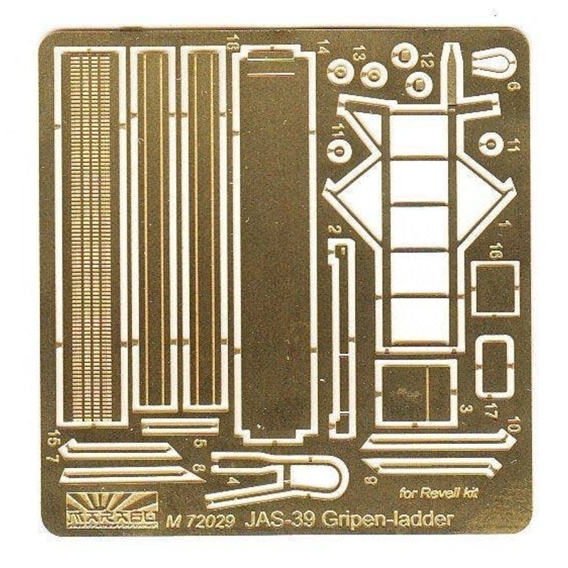 1/72 JAS-39 Gripen Ladder PE Parts (for Revell)
