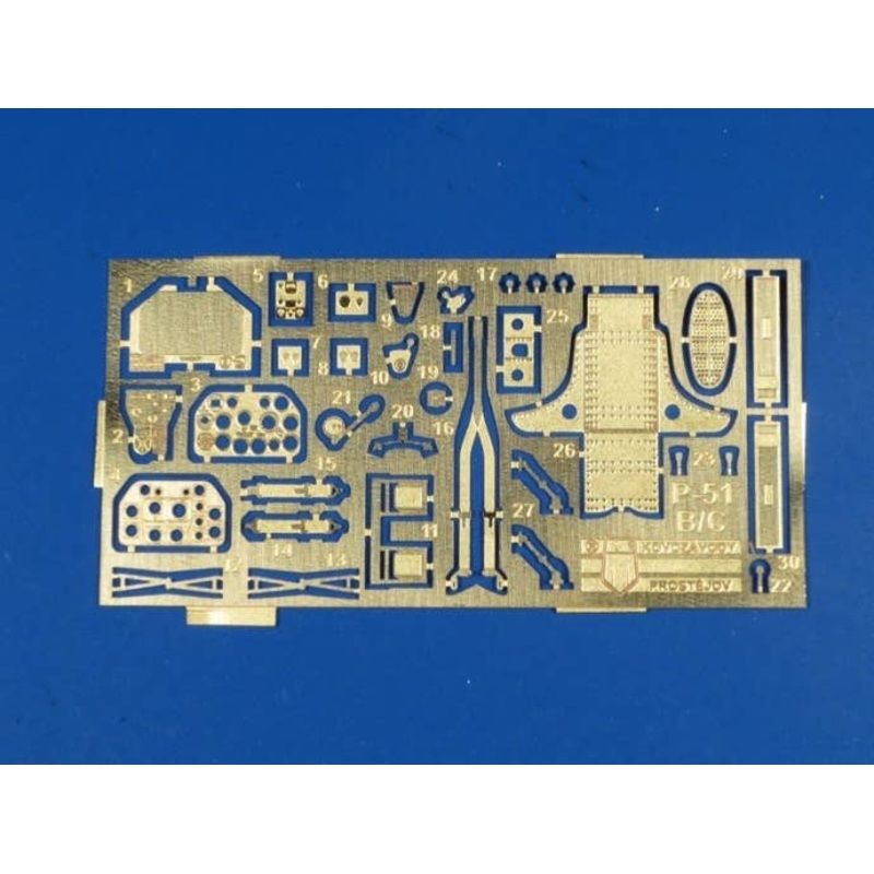 1/72 P-51C/B Etching Parts