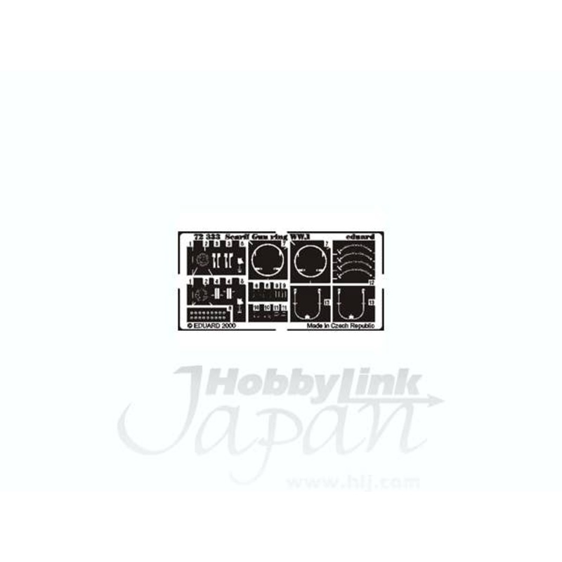 1/72 WWI Scarff Gun Ring Photo-Etched Parts