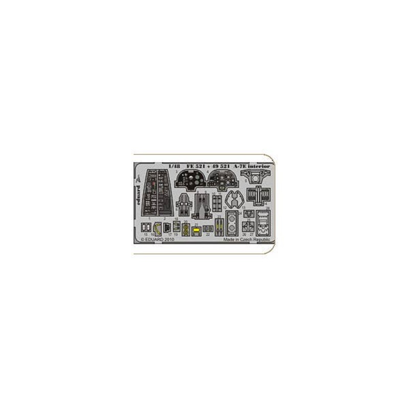 1/48 A-7E Corsair II Instrument Panel/Seat Belt S.A