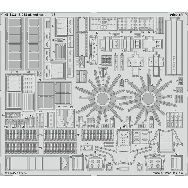 1/48 B-25J glazed nose for HKM