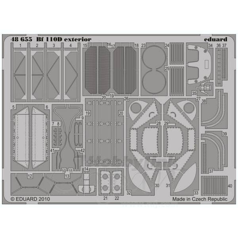 1/48 Bf 110D Exterior (for Dragon)