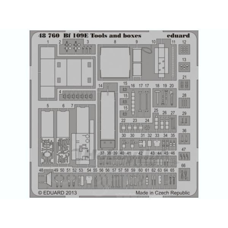 1/48 Bf109E Tools And Boxes