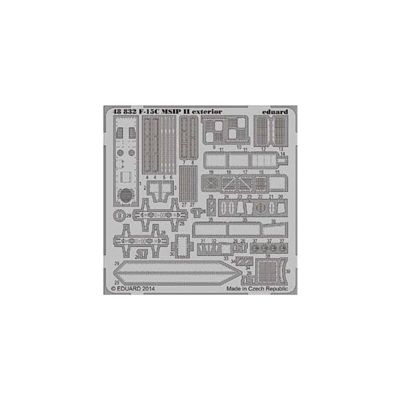 1/48 F-15C MSIP II Exterior (for Great Wall Hobby)