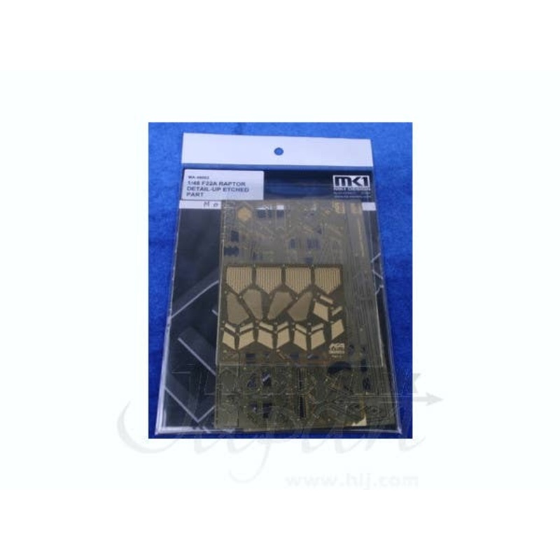 1/48 F-22A Raptor Detail Up Parts A Photo-Etch Sheet (for Academy)