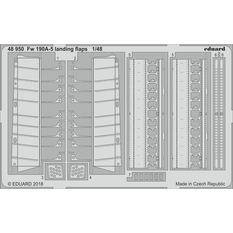 1/48 Fw 190A-5 Landing Flaps (for Eduard)