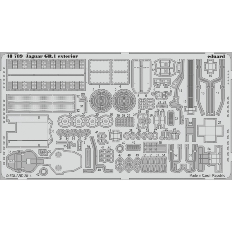 1/48 Jaguar GR.1 Exterior Parts Set (for Kitty Hawk)