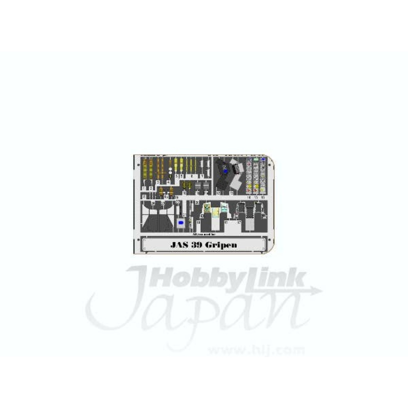 1/48 JAS-39 Gripen Zoom Color PE (Italeri)