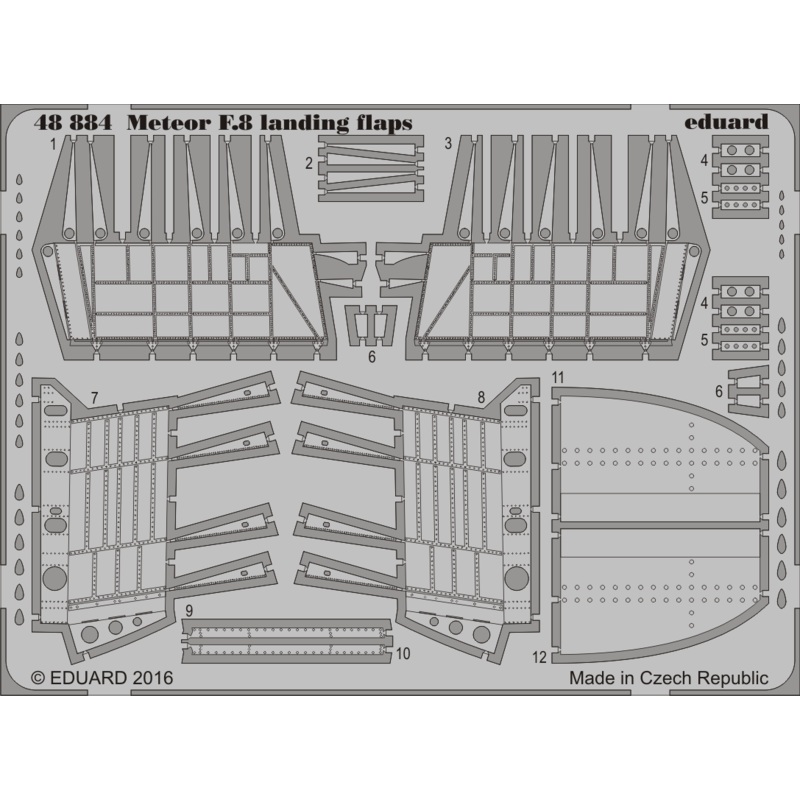 1/48 Meteor F.8 Landing Flaps (for Airfix)