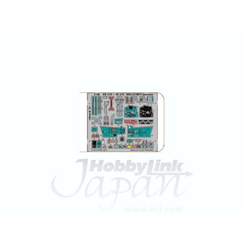 1/48 MiG-21 MFN Interior Self-Adhesive (for Eduard)