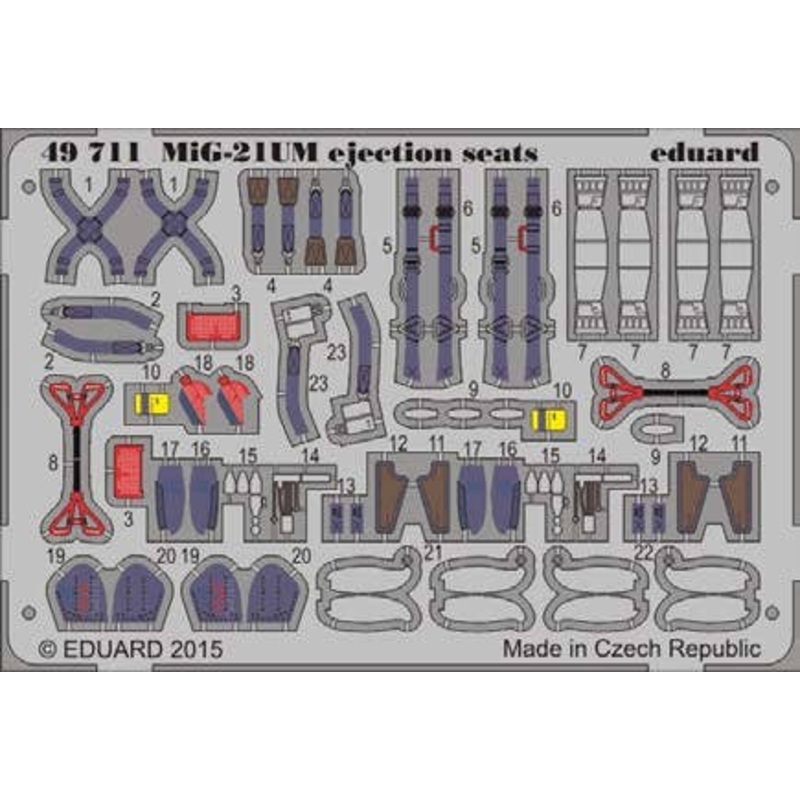 1/48 MiG-21UM Ejection Seats (for Trumpeter)