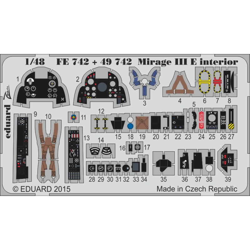 1/48 Mirage III E (for Kinetic)