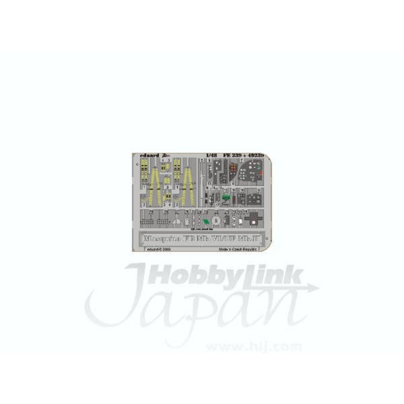 1/48 Mosquito FB Mk.VI/NF Mk.II Interior Zoom Color PE (for Tamiya)