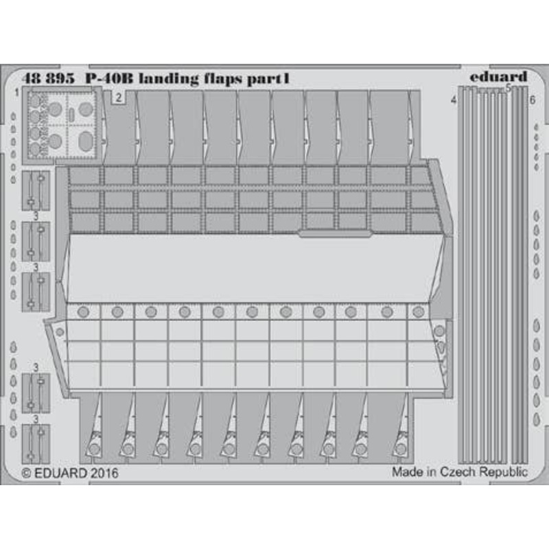 1/48 P-40B Landing Flaps (Airfix A05130)