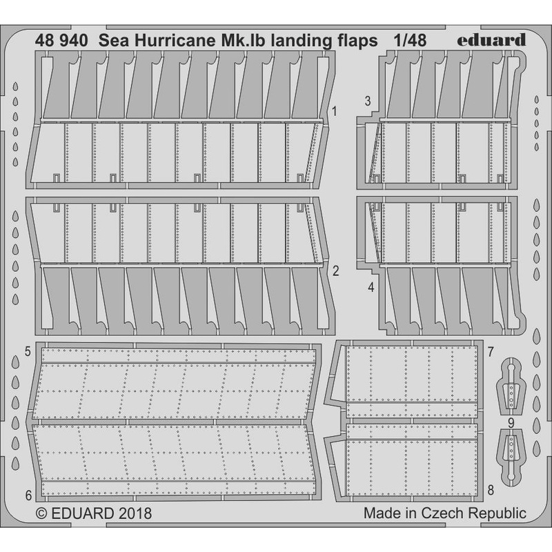 1/48 Sea Hurricane Mk.Ib Landing Flaps (for Airfix)
