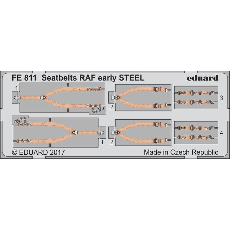 1/48 Seatbelts RAF Early Steel