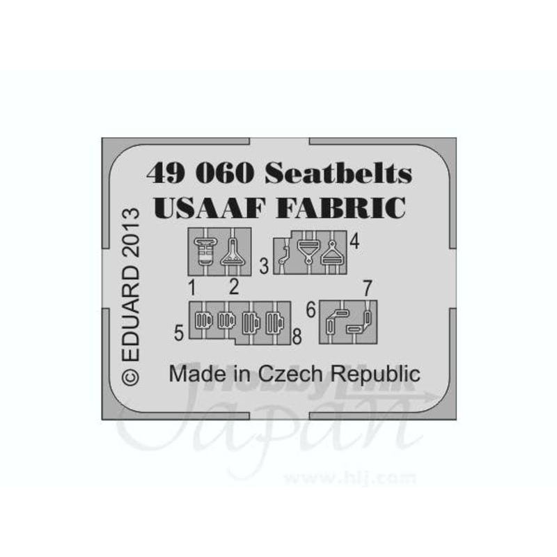 1/48 Seatbelts USAAF Fabric