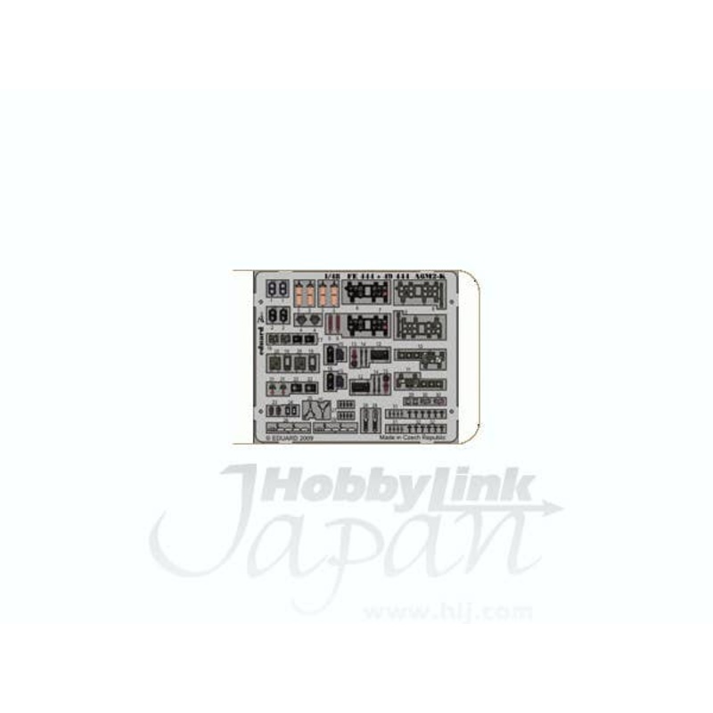1/48 A6M2-K Zero Trainer Photo-Etched Parts S.A. (for Hasegawa)
