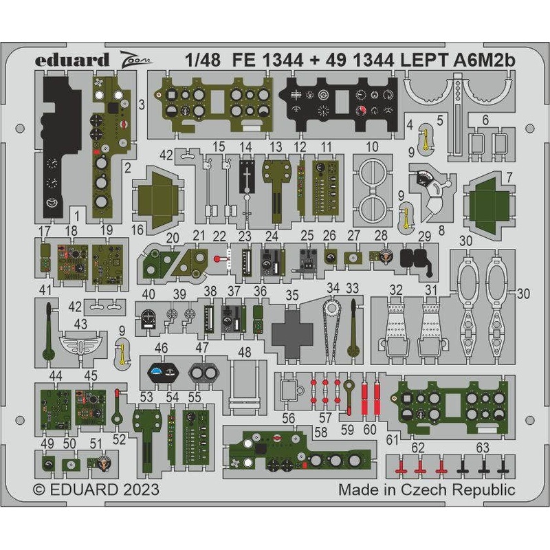 1/48 A6M2b Zoom Photo Etched Parts