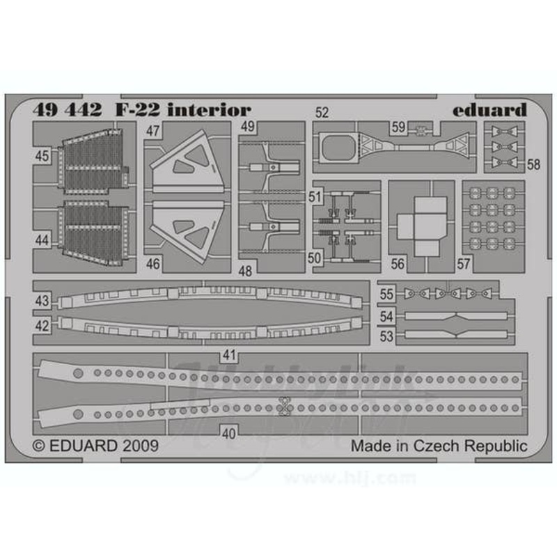 1/48 F-22 interior S.A. (for Academy)