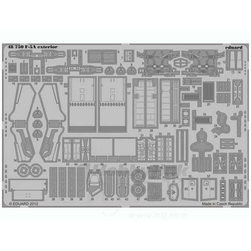 1/48 F-5A exterior (KINETIC)