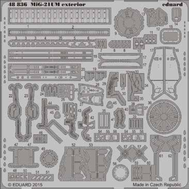 1/48 MiG-21UM Exterior (for Trumpeter)