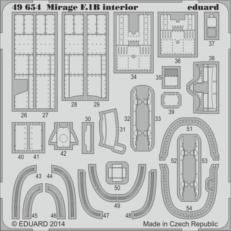 1/48 Mirage F.1B Interior (for Kitty Hawk)