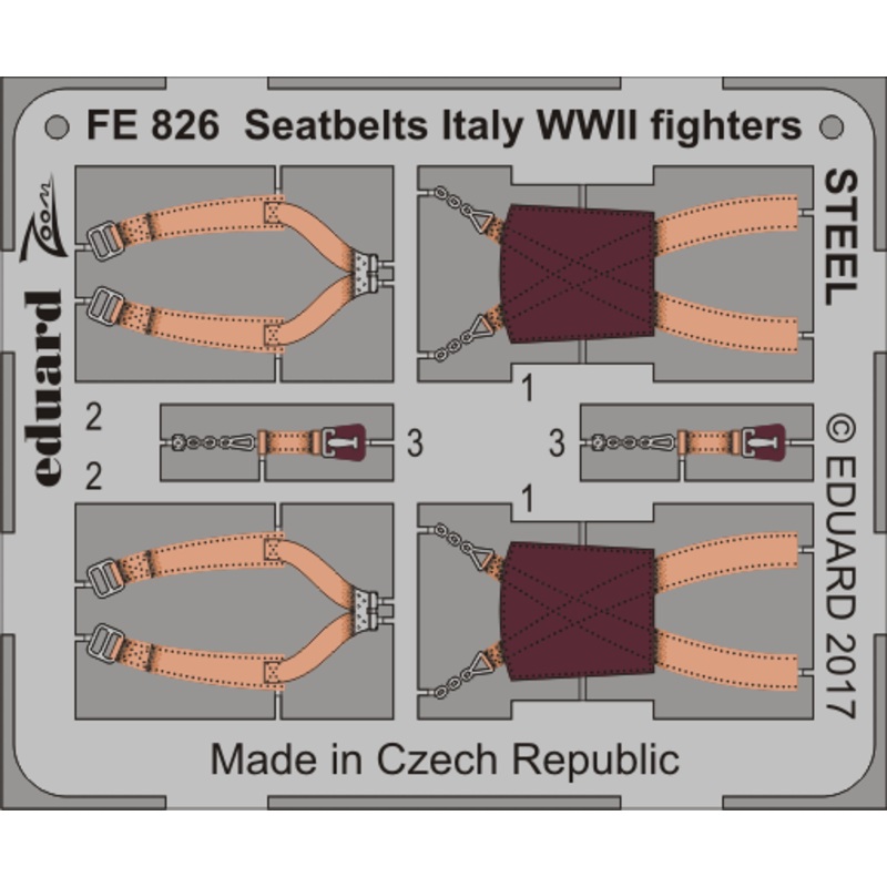 1/48 Seatbelts Italy WWII Fighters Steel