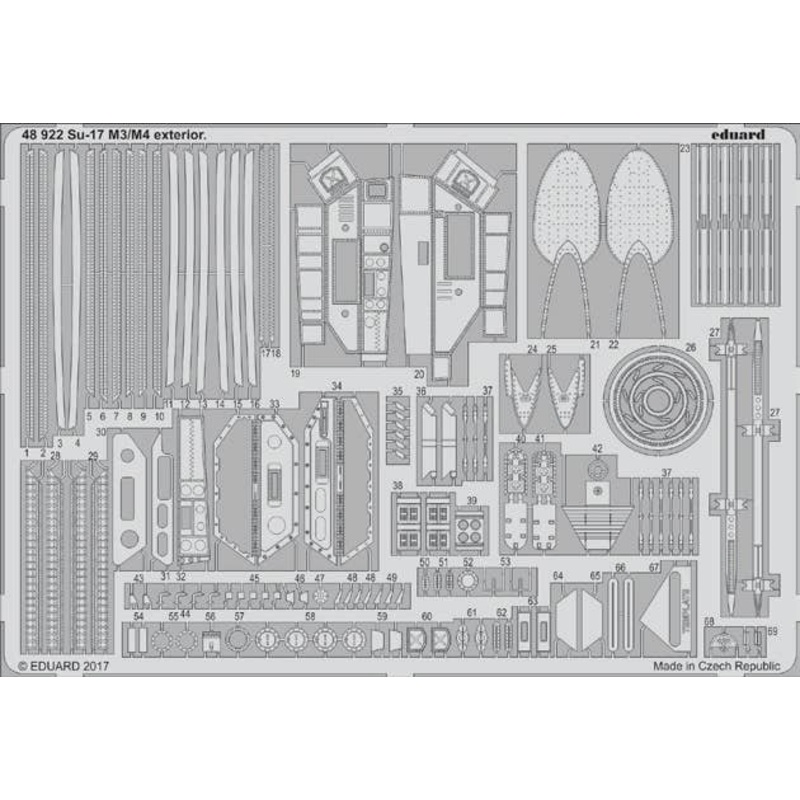 1/48 Su-17 M3/M4 Exterior (Kitty Hawk)