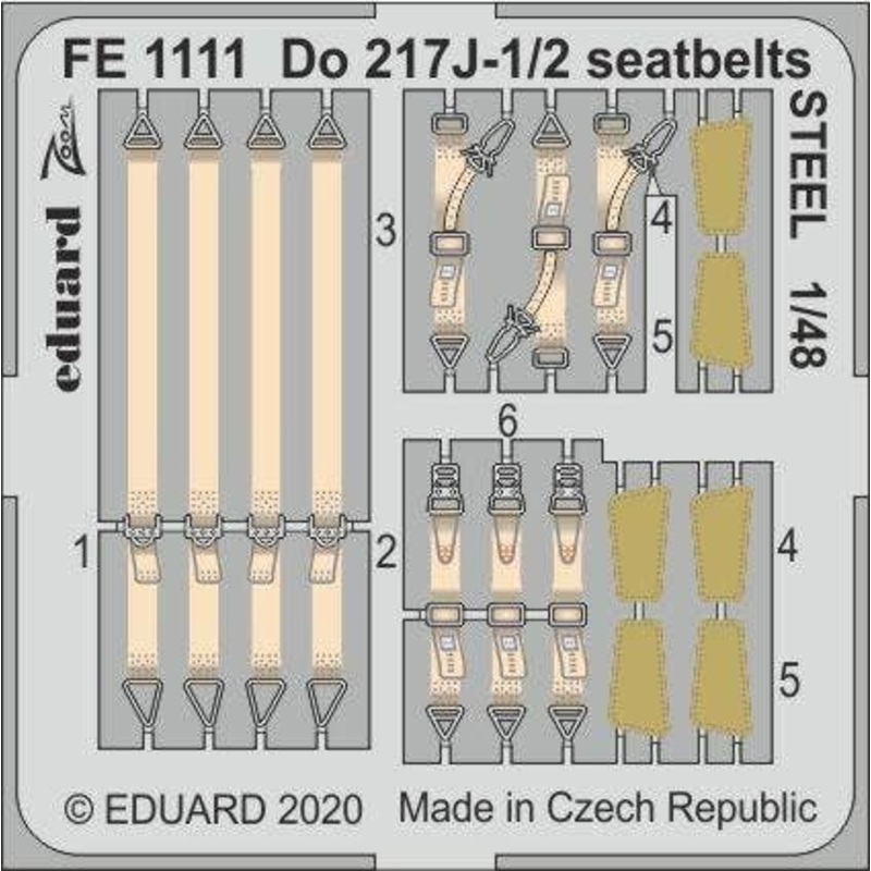 Do 217J-1/2 Seatbelts STEEL
