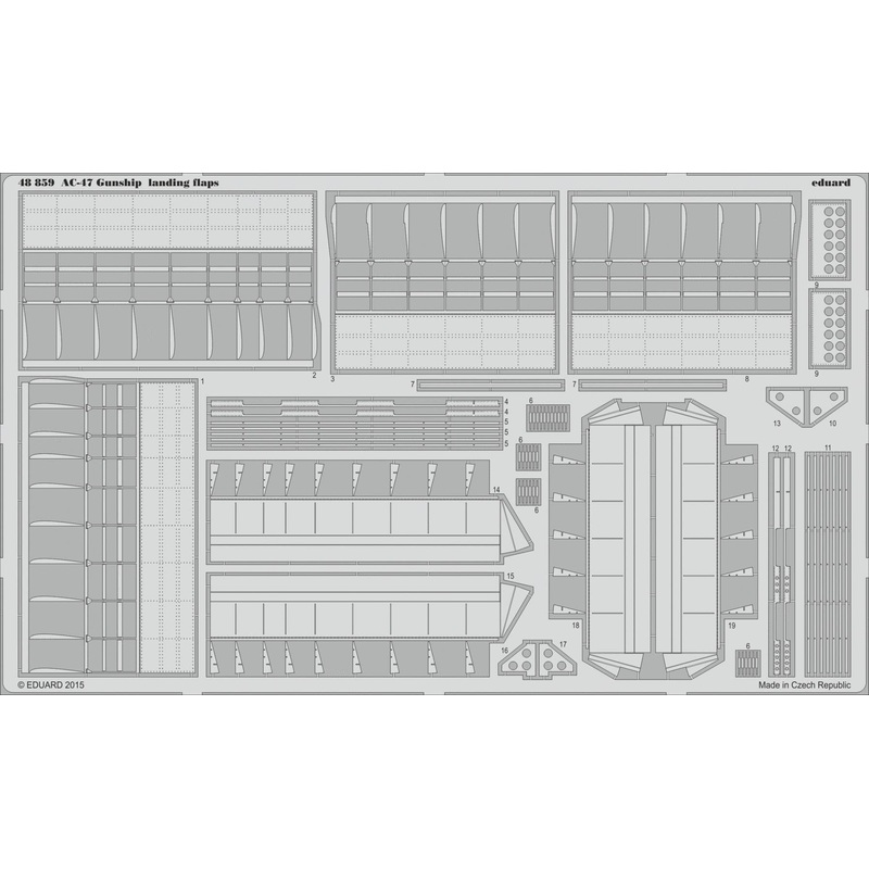 1/48 AC-47 Gunship Landing Flaps (for Revell)