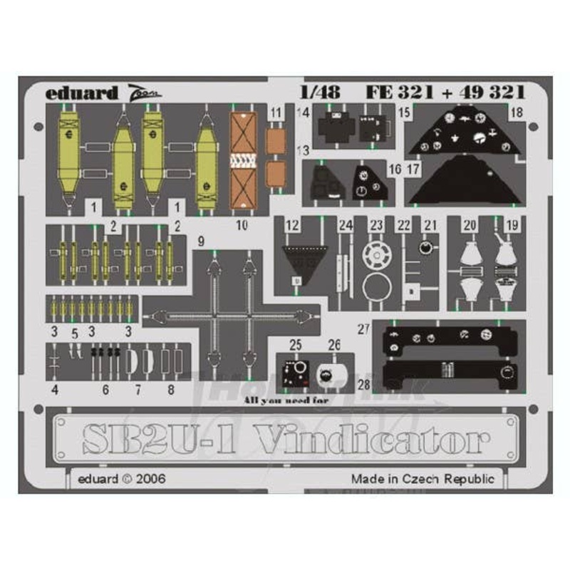 1/48 B-25B Interior (for Accurate Miniatures)