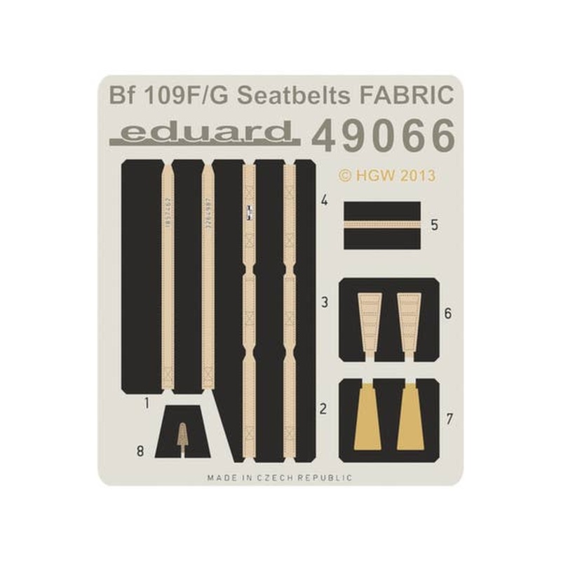1/48 Cloth Type Seat Belt Bf 109F/G (for Eduard)