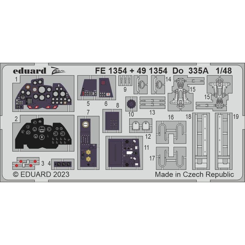 1/48 Do 335A Zoom Photo-Etched Parts (for TAMIYA)