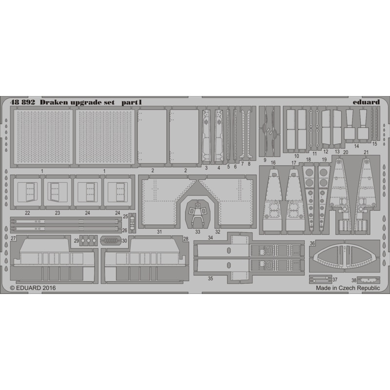 1/48 Draken Upgrade Set (Eduard)