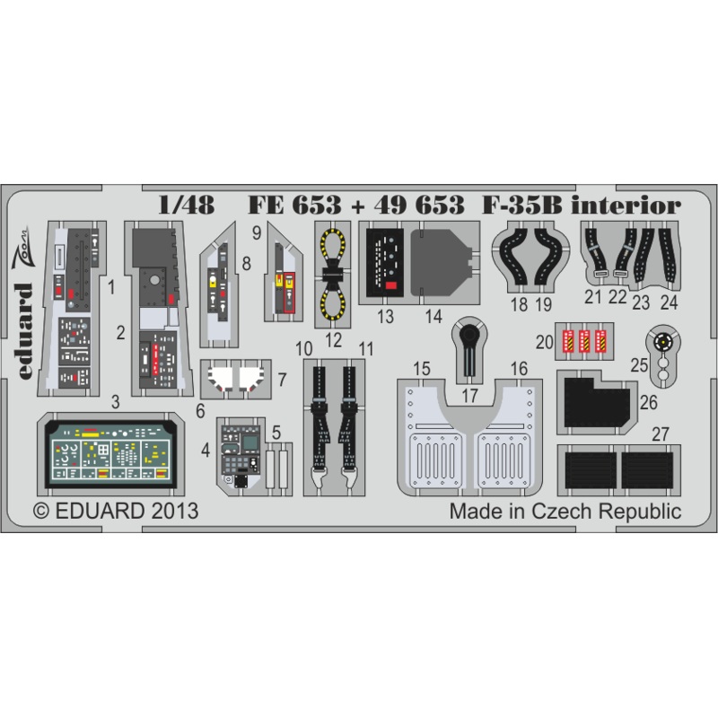 1/48 F-35B Interior Parts Set