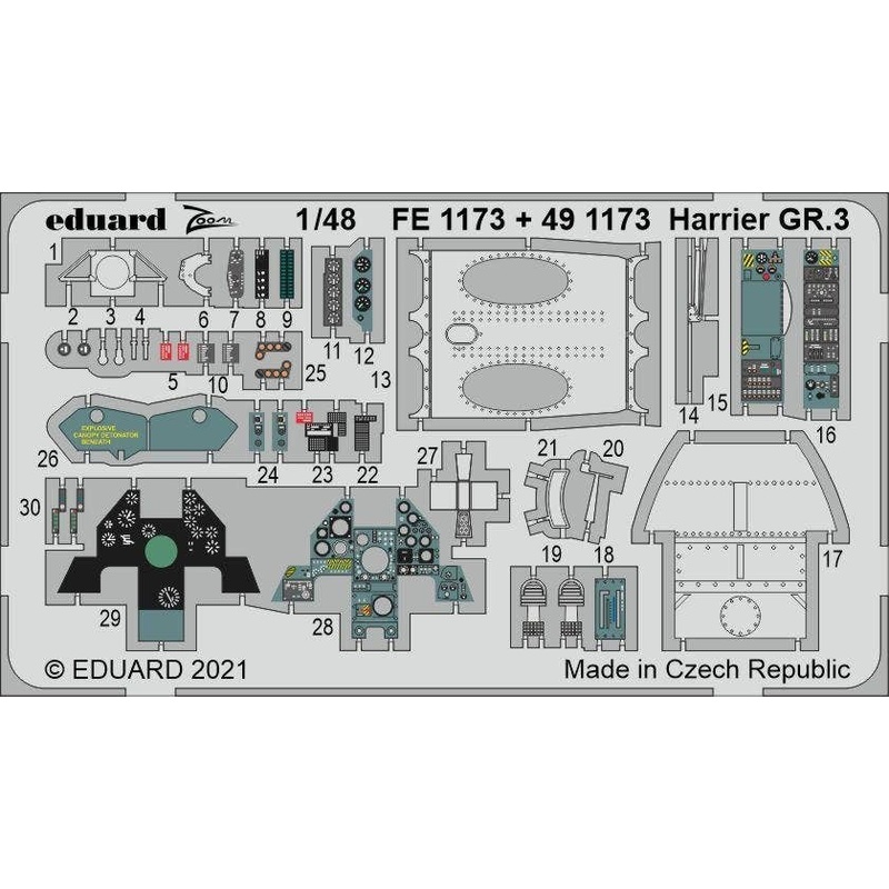 1/48 Harrier GR.3 (for Kinetic)