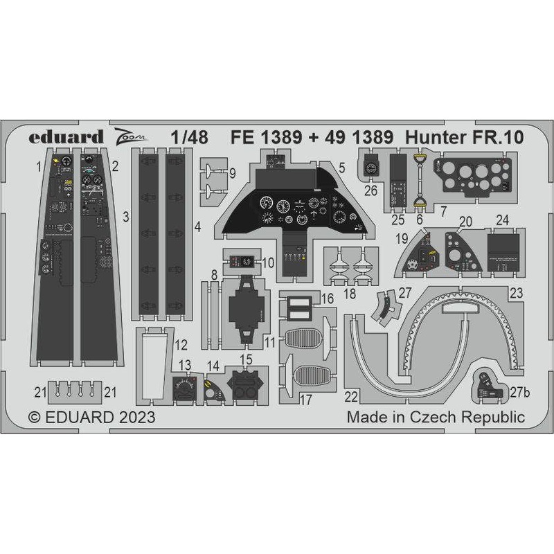 1/48 Hunter FR.10 Zoom set (for AIRFIX)