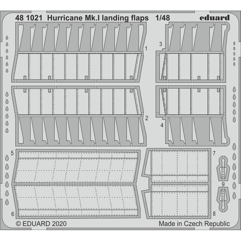 1/48 Hurricane Mk.I Landing Flaps (for Airfix)