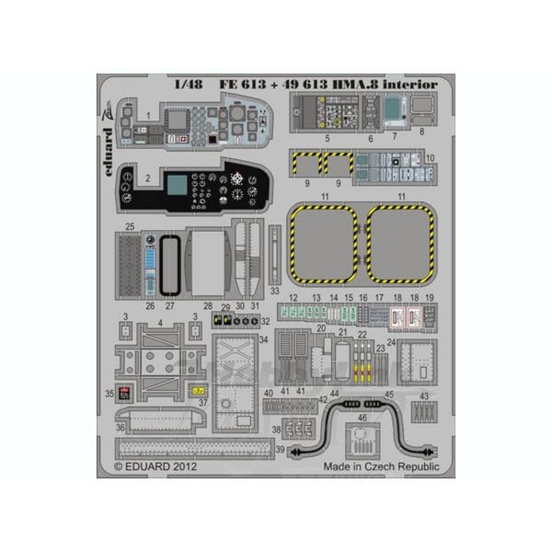 1/48 Lynx HMA.8 Interior S.A. (Airfix)