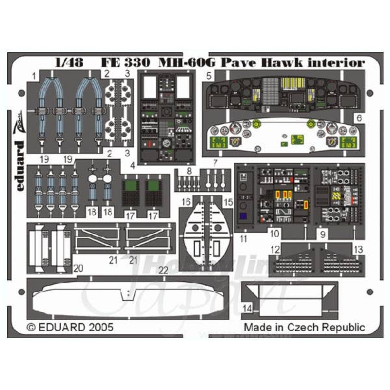 1/48 MH-60G interior (for Italeri)