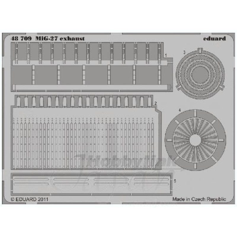 1/48 MiG-27 Exhaust (for Italeri)