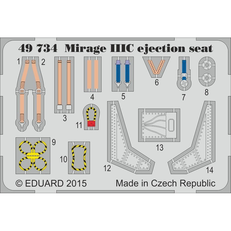 1/48 Mirage IIIC Ejection Seat (for Eduard)