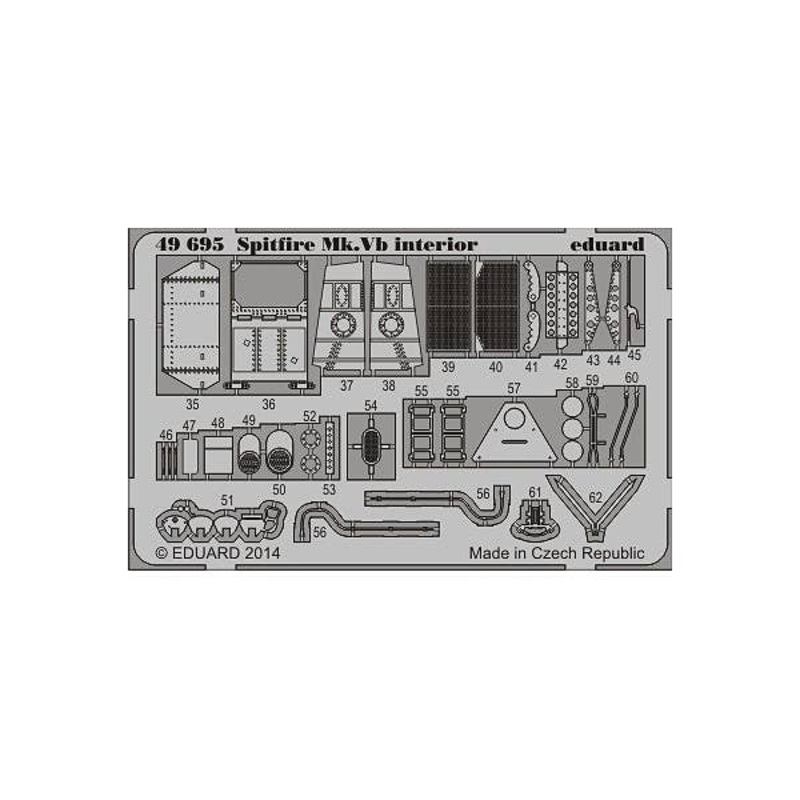 1/48 Spitfire Mk.Vb Interior S.A. (for Airfix)