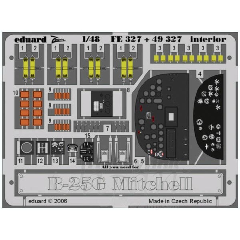 1/48 B-25G interior (for Accurate Miniatures)