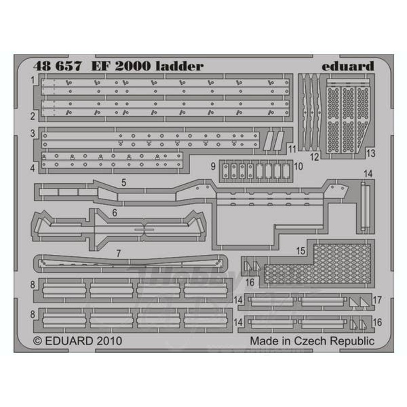 1/48 EF-2000 Euro Fighter Ladder Photo-Etched Parts (for Revell/Italeri)