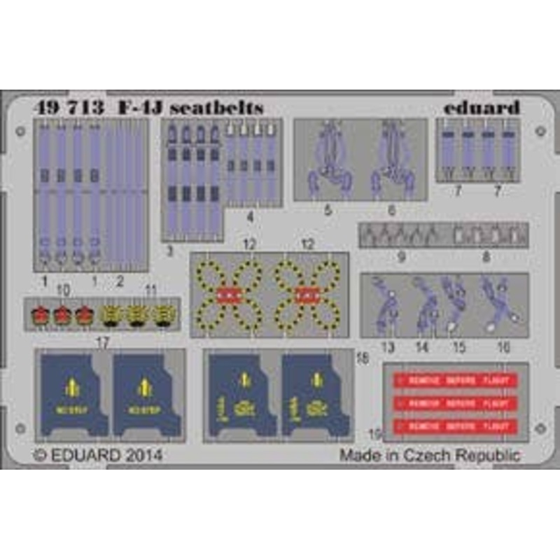 1/48 F-4J Seatbelts (for Academy)