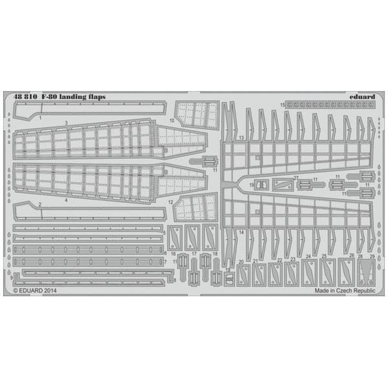 1/48 F-80 Etching Parts Set (for Hobby Boss)
